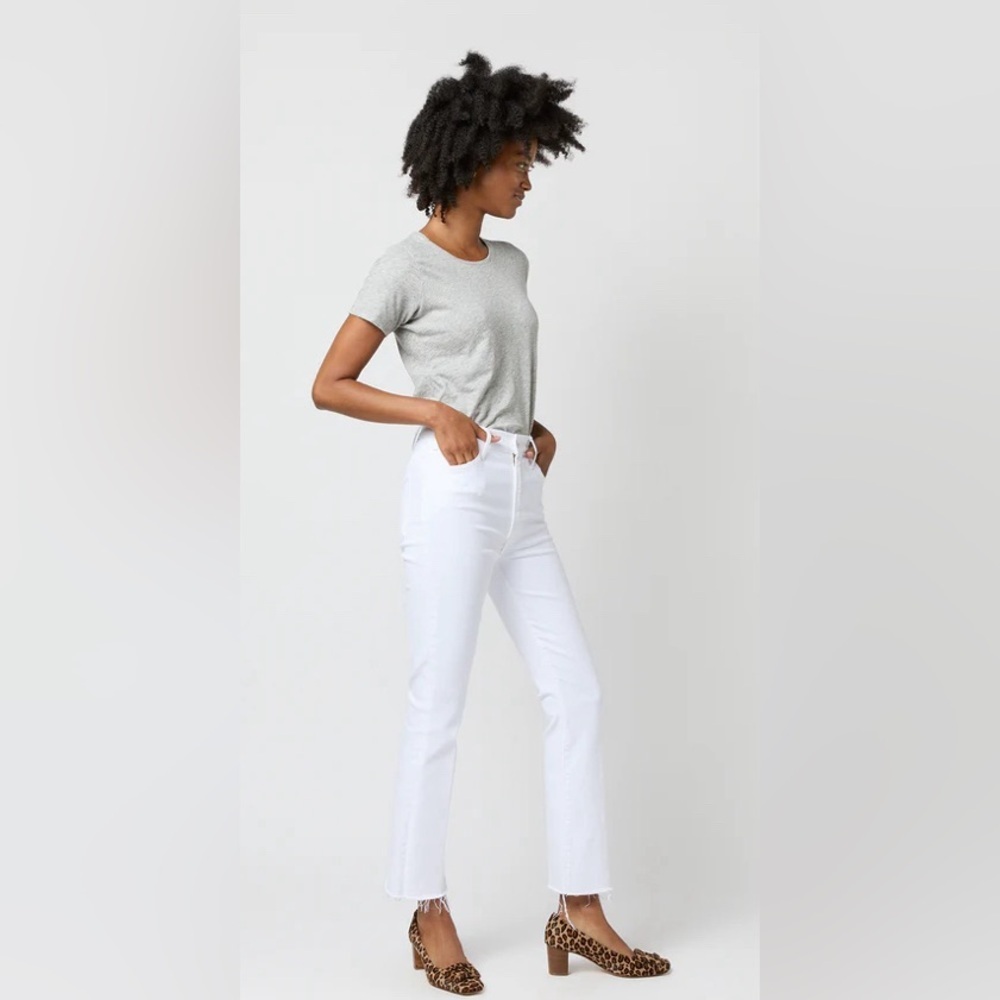 Mother โThe Hustler Ankle Fray Jeanโ
